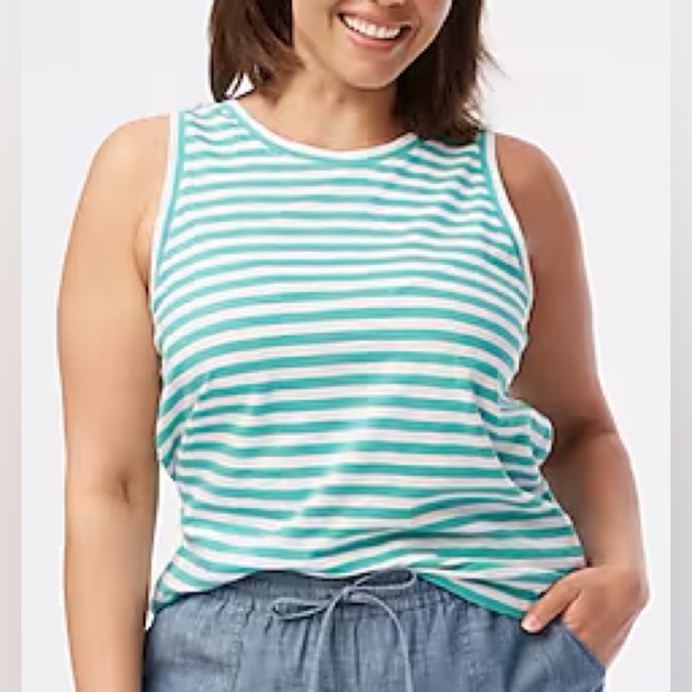 New JCrew striped tank top